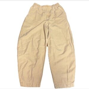 Aerie Barrel Leg Khaki Comfort Pants Size Small NWT Preppy Casual Academia